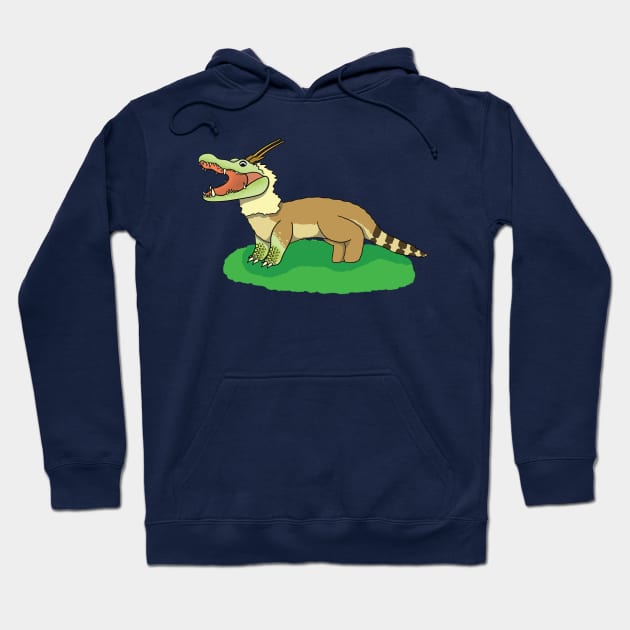 All Smiles Alligator :: Reptiles and Amphibians Hoodie by Platinumfrog